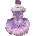 Infant/toddler/baby/children/kids Girl's glitz Pageant evening/prom Dress/clothing 1-6T G016LP